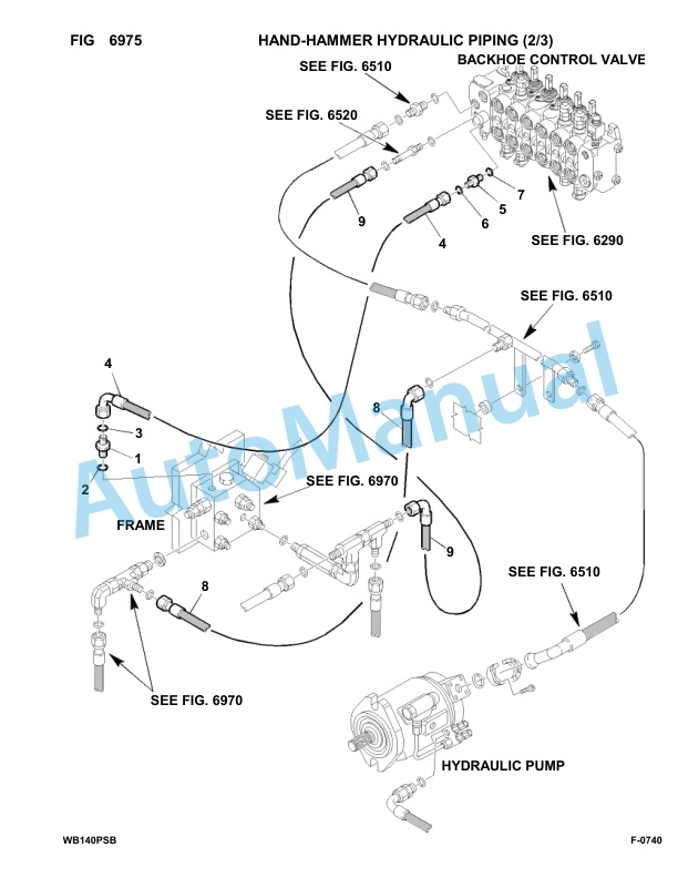 Komatsu WB140PS-2 Backhoe Loader Parts Manual 150F50098-up-5