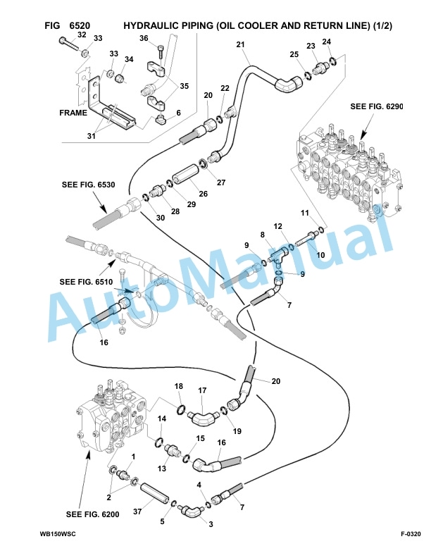 Komatsu WB150AWS-2 Backhoe Loader Parts Manual 150EF80001-up-4