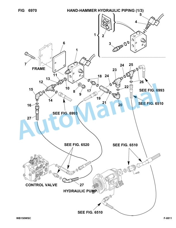 Komatsu WB150AWS-2 Backhoe Loader Parts Manual 150EF80001-up-5