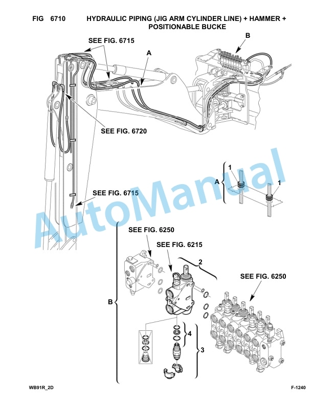 Komatsu WB91R-2 Backhoe Loader Parts Manual 91F20250-up-5