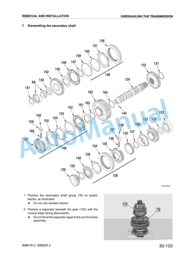 Komatsu WB91R-2, WB93R-2 Backhoe Loader Shop Manual WEBM000405-4