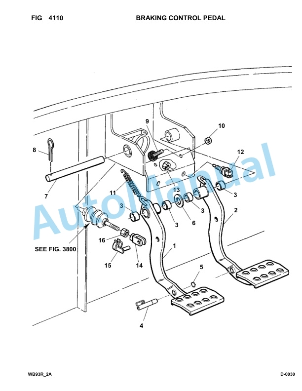 Komatsu WB93R-2 Backhoe Loader Parts Manual 93F21638-up-3