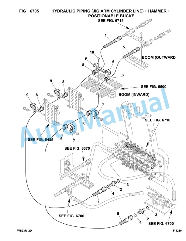 Komatsu WB93R-2 Backhoe Loader Parts Manual 93F25184-up-5