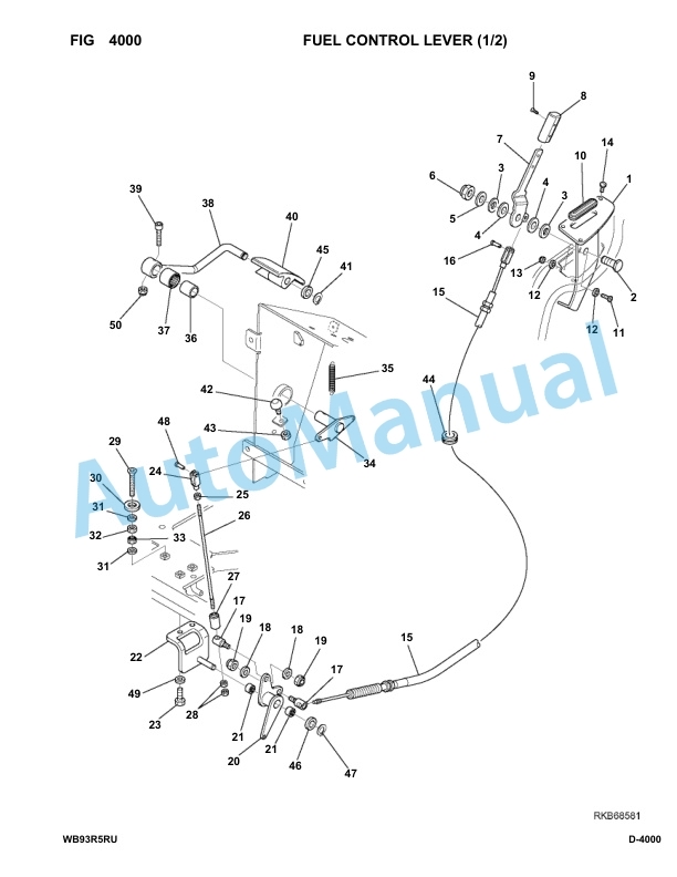 Komatsu WB93R-5E0 Backhoe Loader Parts Manual - F61778 - F61782 - F61801 - F61802-3