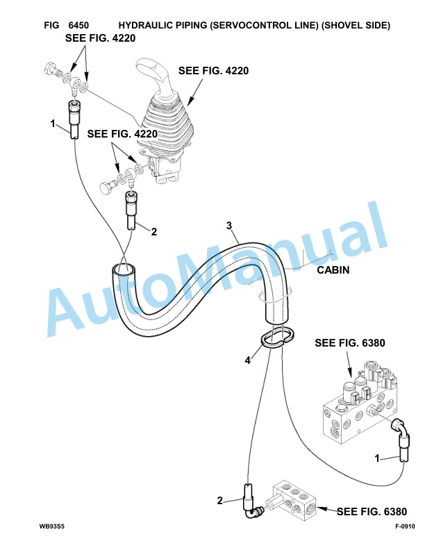 Komatsu WB93S-5 Backhoe Loader Parts Manual F00003-up-4