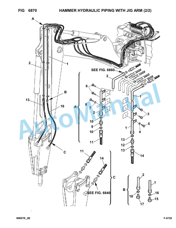 Komatsu WB97R-2B Backhoe Loader Parts Manual 97F20743-up-5