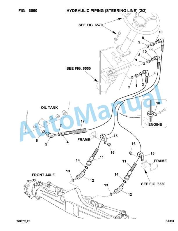 Komatsu WB97R-2B Backhoe Loader Parts Manual 97F20887-up-4