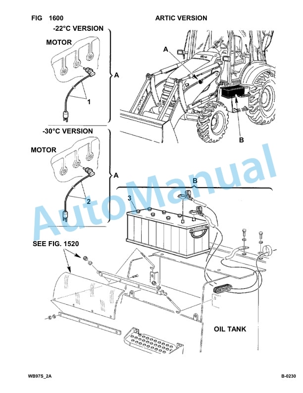 Komatsu WB97S-2 Backhoe Loader Parts Manual 97SF10281-up-2