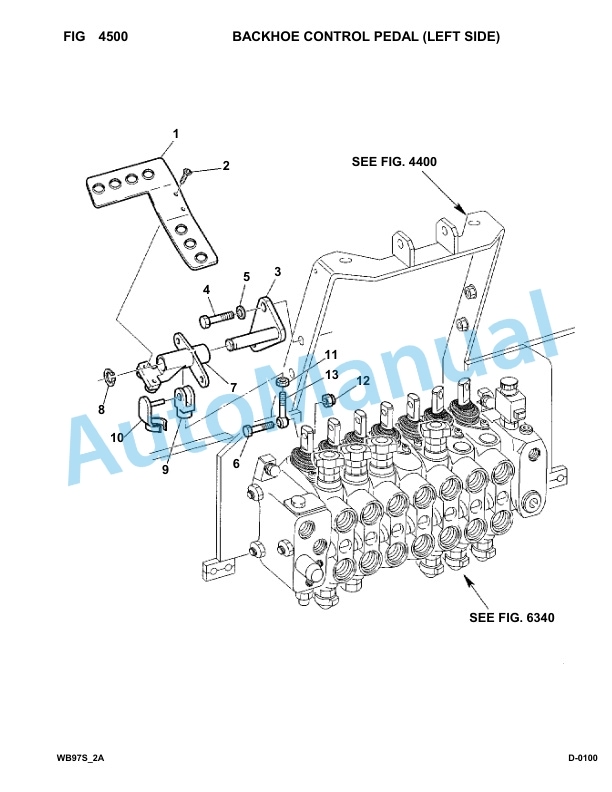 Komatsu WB97S-2 Backhoe Loader Parts Manual 97SF10281-up-3