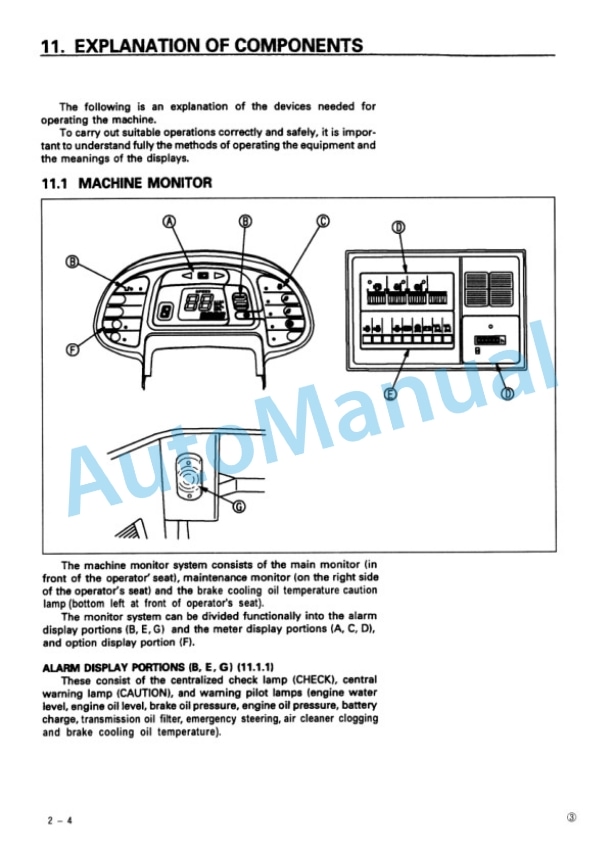 Komatsu WD900-3 Wheel Dozer Operation and Maintenance Manual PEN00162-07-2