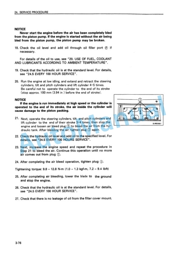 Komatsu WD900-3 Wheel Dozer Operation and Maintenance Manual PEN00162-07-5