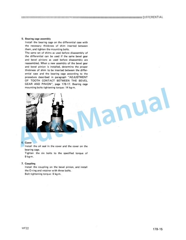 Komatsu WF22A-2 Soil Compactor, WF22T-2 Trash Compactor Shop Manual SEBM0256B01-4