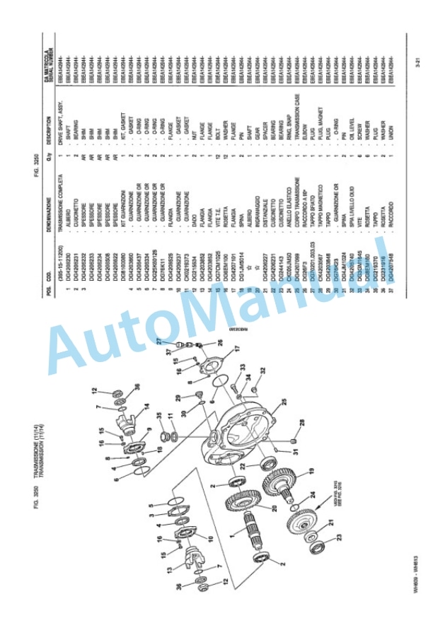 Komatsu WH609-1, WH613-1 Telescopic Handler Parts Manual WEPB006901-3