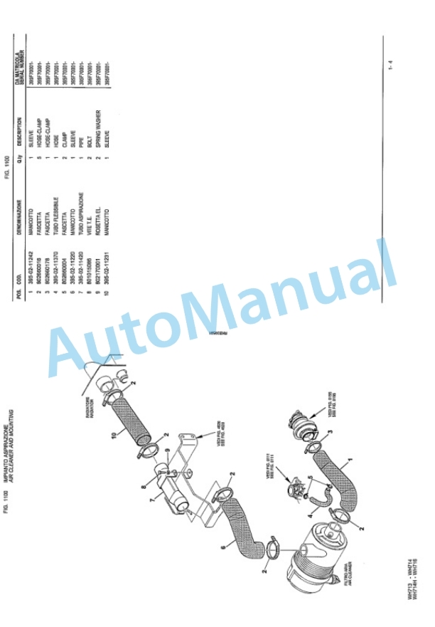 Komatsu WH713-1, WH714-1, WH714H-1, WH716-1 Telescopic Handler Parts Manual WEPB007001-2