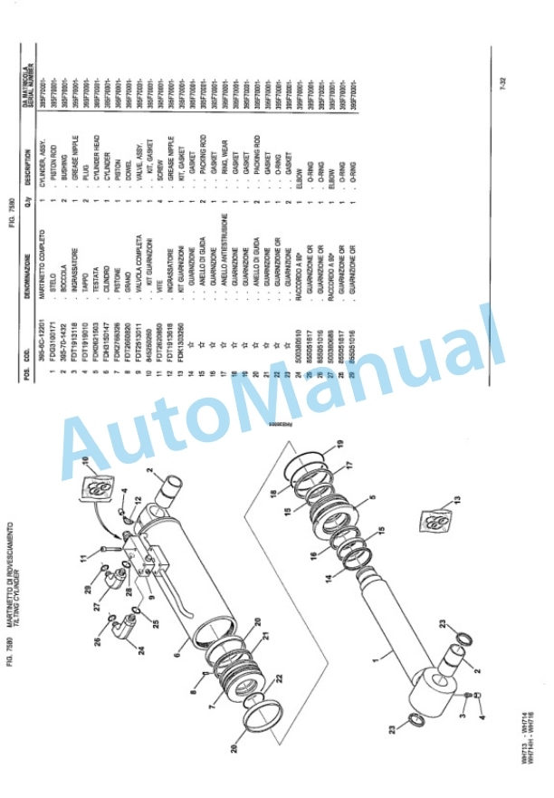 Komatsu WH713-1, WH714-1, WH714H-1, WH716-1 Telescopic Handler Parts Manual WEPB007001-5