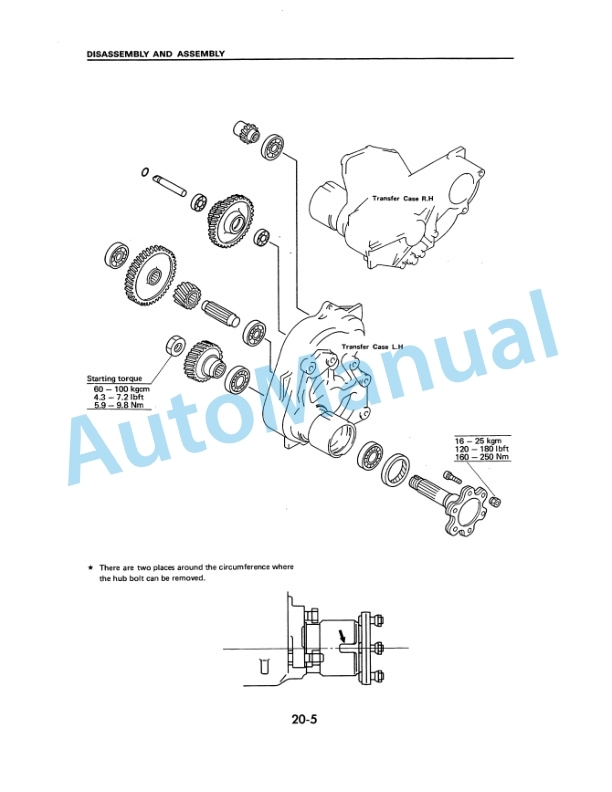 Komatsu XXAM Forklift Truck Shop Manual SM018-3
