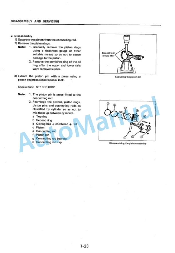 Komatsu Z24(ZB) Diesel Engine Shop Manual Z24(ZB)-BE1-3