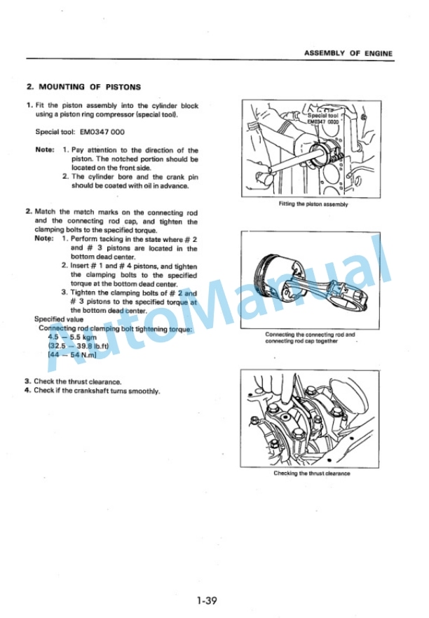 Komatsu Z24(ZB) Diesel Engine Shop Manual Z24(ZB)-BE1-4