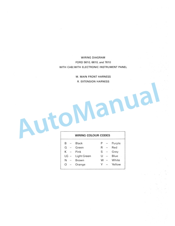 New Holland 10, 30 Series Tractor Service Manual 40001020-2B-3