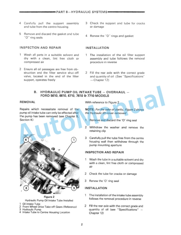New Holland 10, 30 Series Tractor Service Manual 40001020-4-3