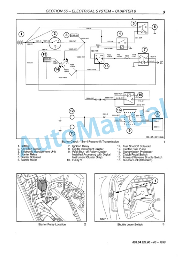 New Holland 100, 115, 135, 160 HP Tractor Repair Manual 6035432100-5