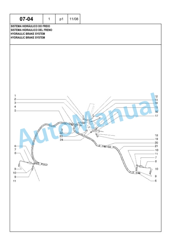 New Holland 12C Turbo Loader Part Catalog 84218216 BR-4