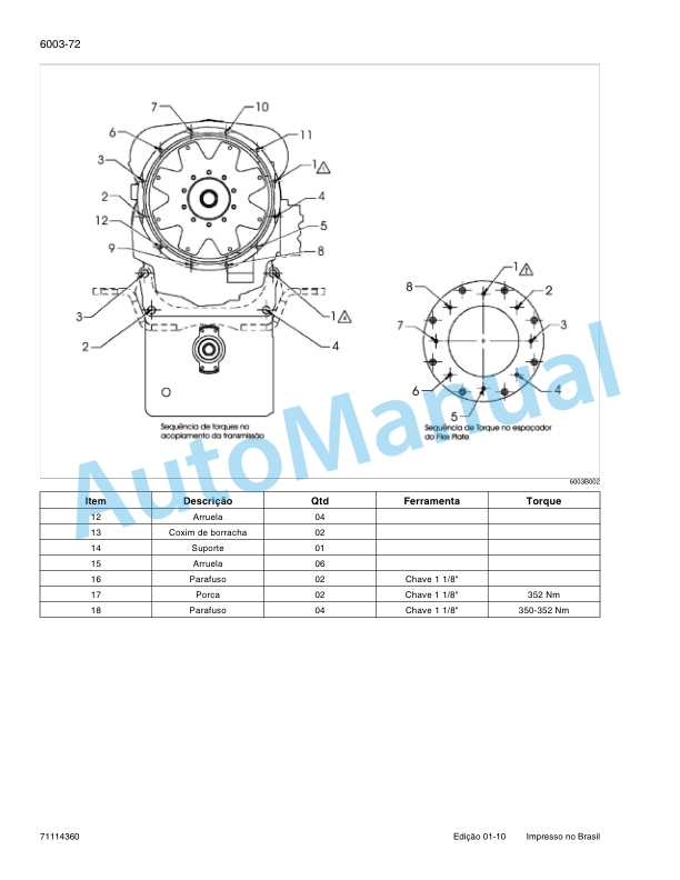 New Holland 12C Turbo Loader Repair Manual 71114360-5