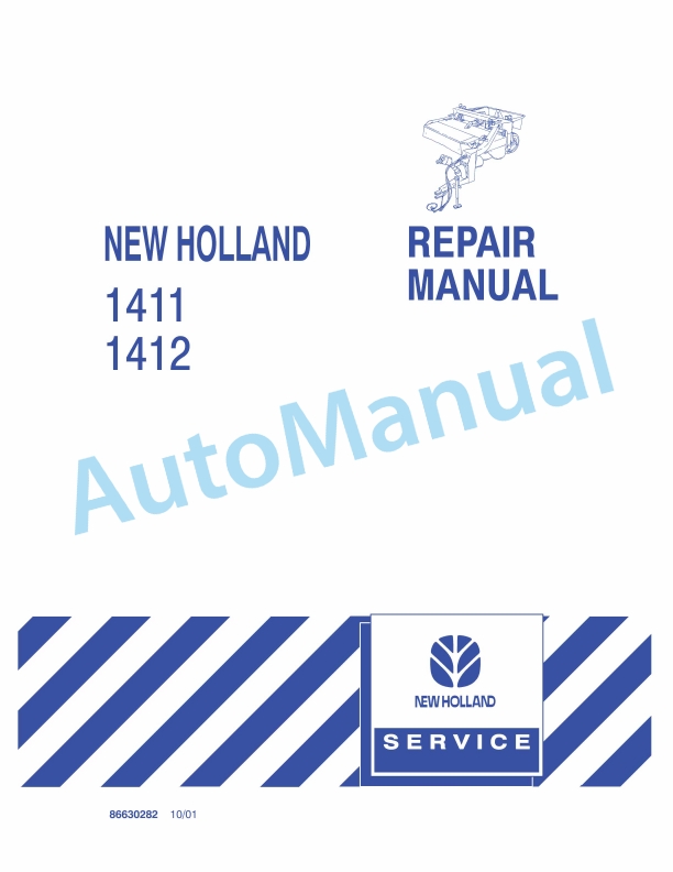 New Holland 1411, 1412 Repair Manual 86630282