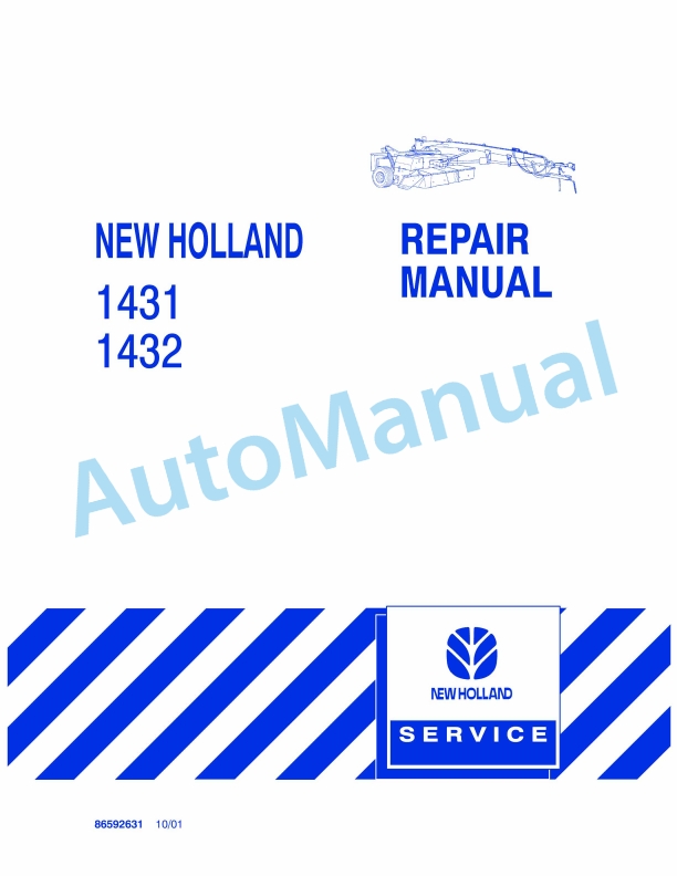 New Holland 1431, 1432 Repair Manual 86592631