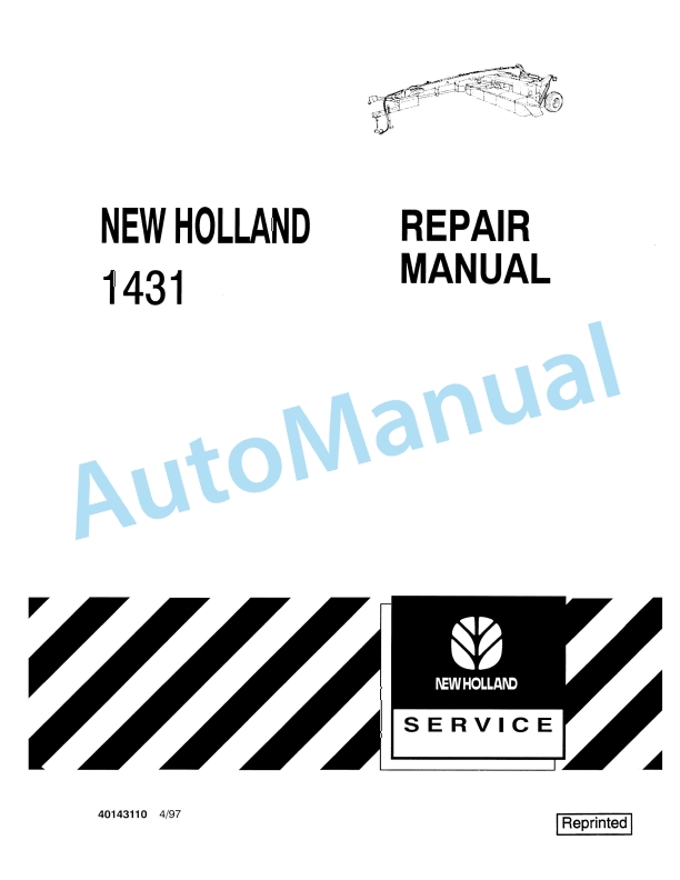 New Holland 1431 Tractor Repair Manual 40143110