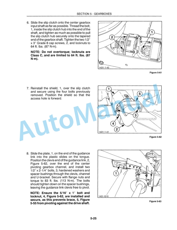 New Holland 1431 Tractor Repair Manual 40143110-3