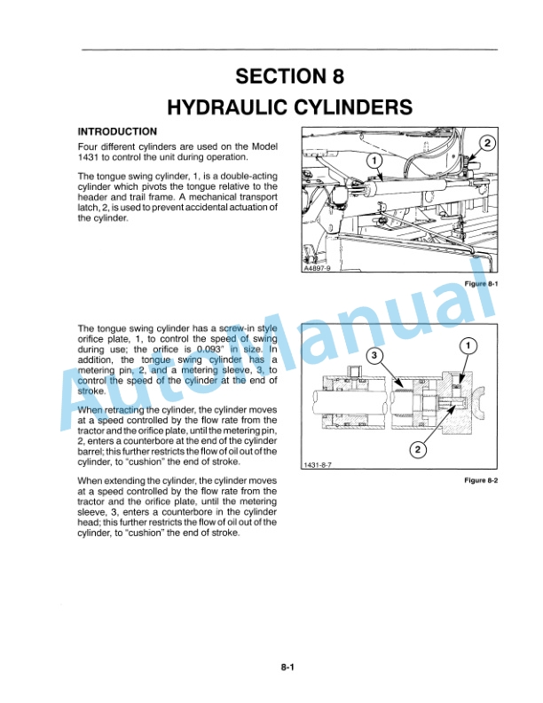 New Holland 1431 Tractor Repair Manual 40143110-5