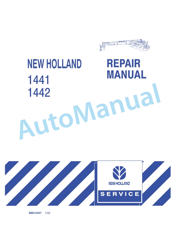 New Holland 1441, 1442 Repair Manual 86614447