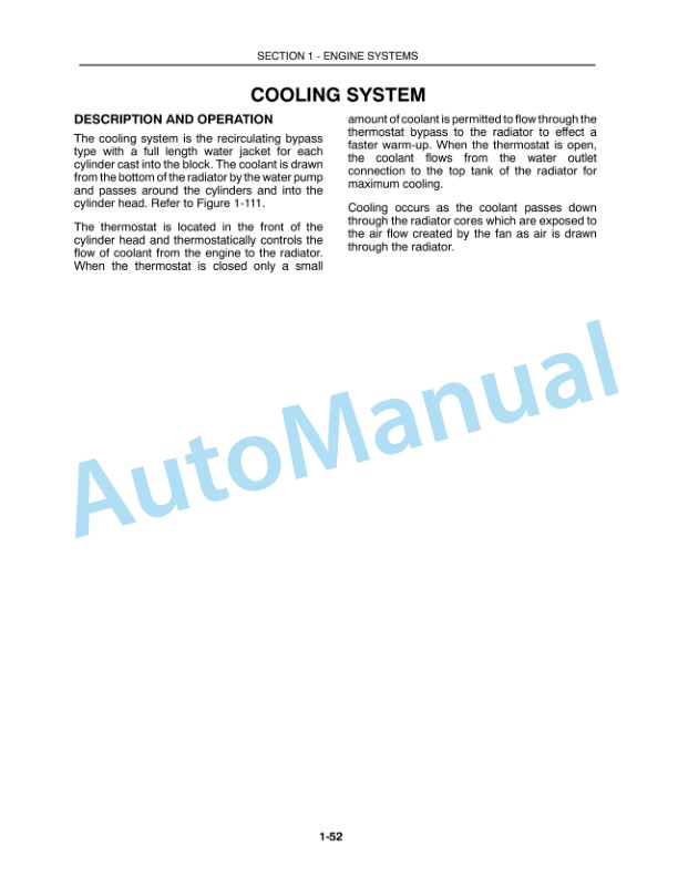 New Holland 1530, 1630, 1725, 1925, TC25, TC25D, TC29, TC29D, TC33, TC33D Repair Manual 86599231-3