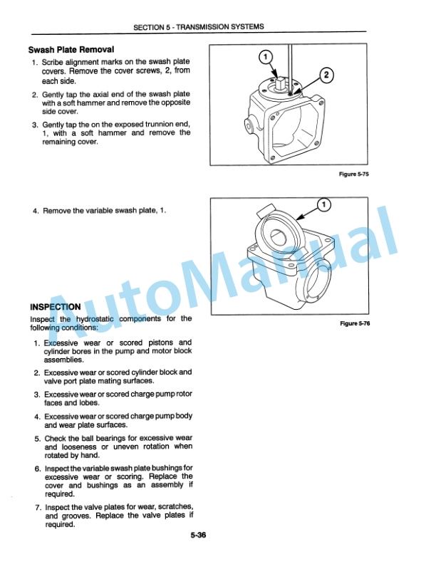 New Holland 1530, 1630, 1725, 1925, TC25, TC25D, TC29, TC29D, TC33, TC33D Repair Manual 86599233-3