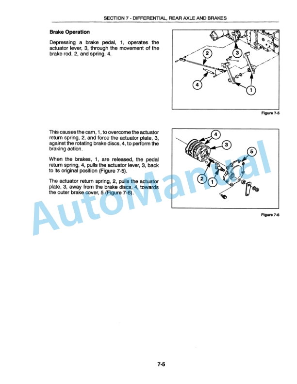 New Holland 1530, 1630, 1725, 1925, TC25, TC25D, TC29, TC29D, TC33, TC33D Repair Manual 86599233-5