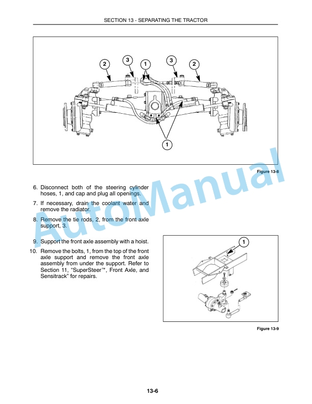 New Holland 1530, 1630, 1725, 1925, TC25, TC25D, TC29, TC29D, TC33, TC33D Repair Manual 86599235-5