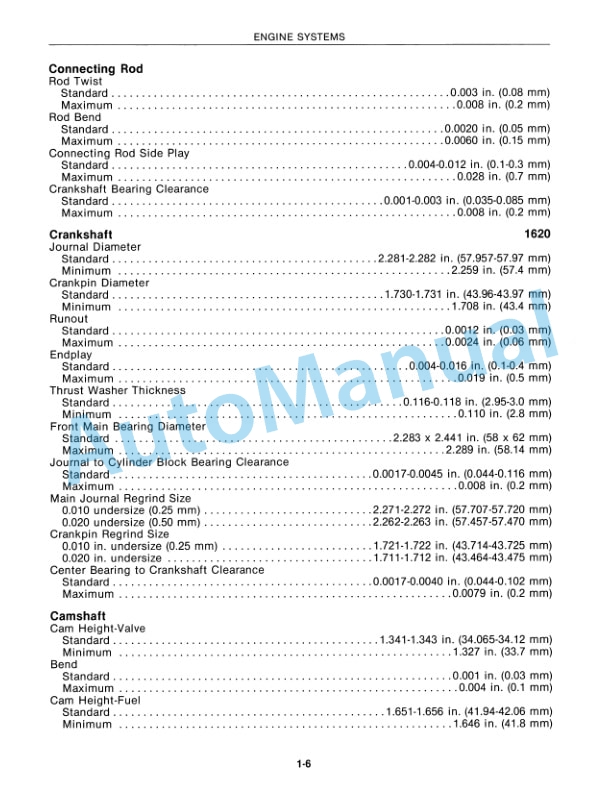 Alternative view of New Holland 1620 Tractor Service Manual 40132022