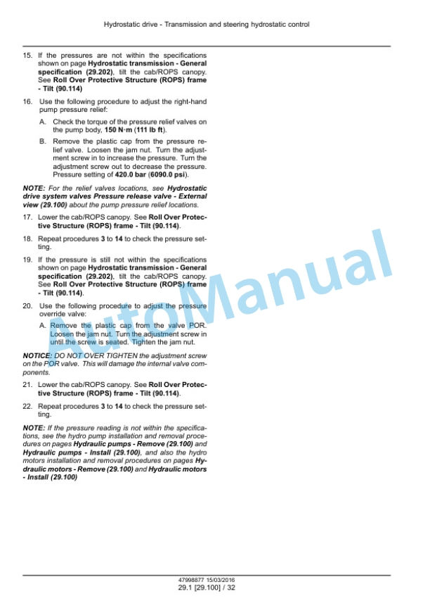 Alternative view of New Holland 1650L Crawler Dozer Service Manual 47998877