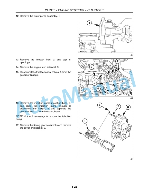 New Holland 1920, 2120 Repair Manual 87028645-2