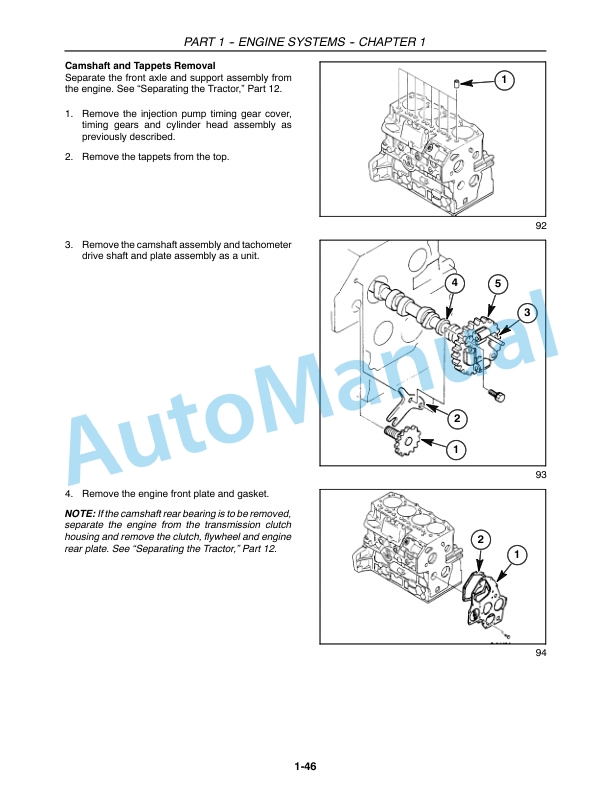 New Holland 1920, 2120 Repair Manual 87028645-3