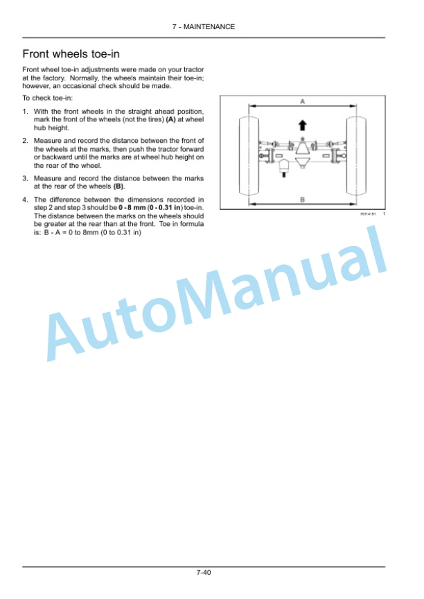 New Holland 20, 25 Boomer Compact Tractor Operation and Maintenance Manual 47578934-5