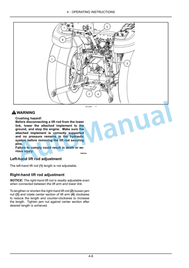 New Holland 20, 25 Boomer Compact Tractor Operation and Maintenance Manual 47708986-3