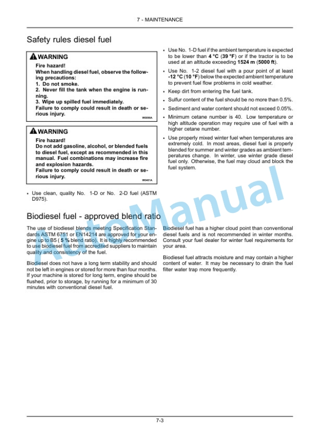 New Holland 20, 25 Boomer Compact Tractor Operation and Maintenance Manual 47708986-4