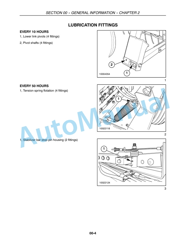 New Holland 216 Rake Repair Manual 87049456-2