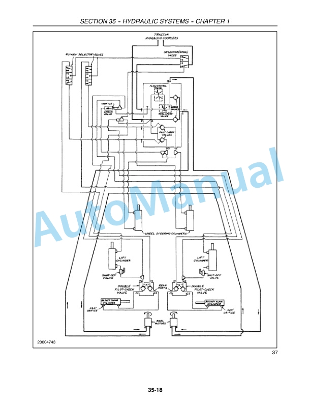 New Holland 216 Rake Repair Manual 87049456-3