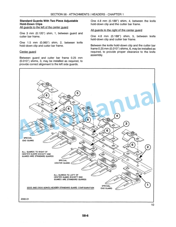New Holland 2212, 2214, 2216, 2218, 2322, 2324, 2326, 2328 Repair Manual 86637553-2