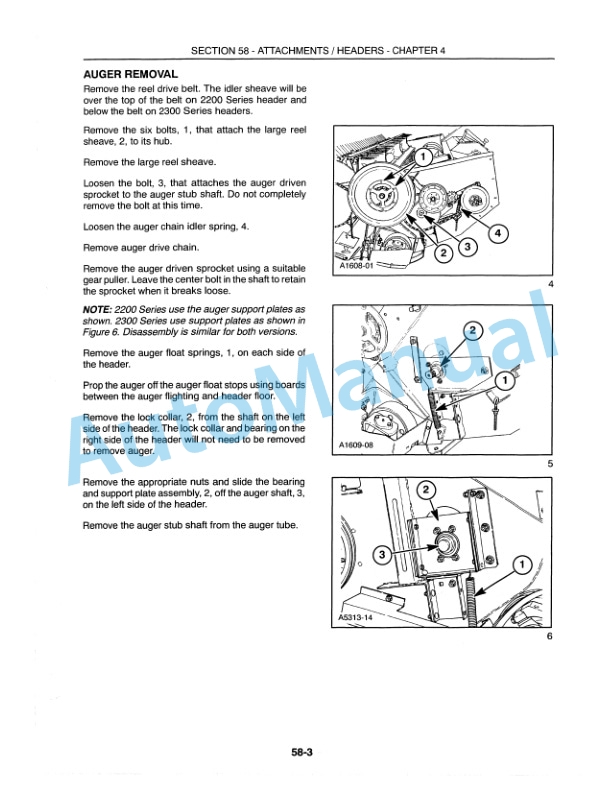 New Holland 2212, 2214, 2216, 2218, 2322, 2324, 2326, 2328 Repair Manual 86637553-5