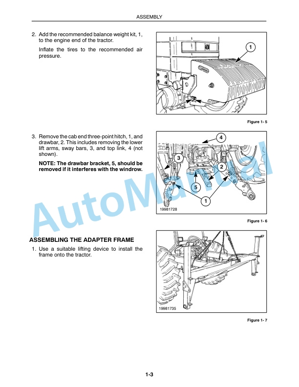 New Holland 2300BF With Auxiliary Hydraulic Operation and Maintenance Manual 86574146-2