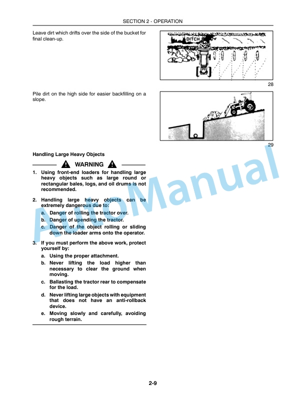 New Holland 230TL Loader Operation and Maintenance Manual 87541767-3